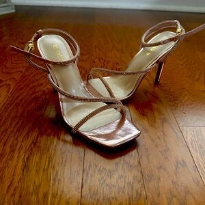 Bebe Millan Rose Gold Heels